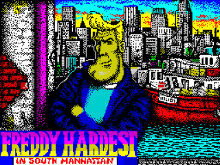 Guardian Angel title screen for ZX Spectrum